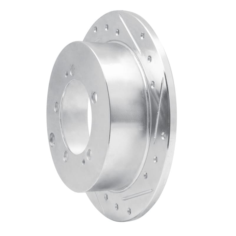 R1 94-07 Chrysler SEBRING Rear Right Drilled & Slotted Silver Brake Rotor thumbnail 2