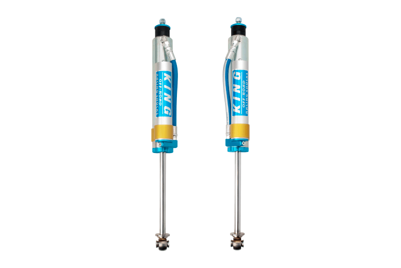 King Shocks 07-18 Jeep Wrangler JK Front 2.5 Dia Piggy Hose Res Shock 6in Lift (Pair)