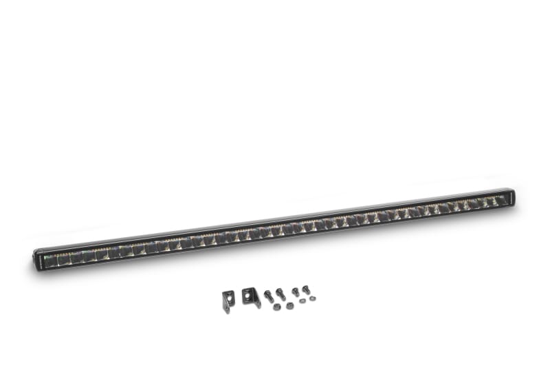 Go Rhino Xplor Blackout Combo Series Sgl Row LED Light Bar w/Amber (Side/Track Mount) 39.5in. - Blk thumbnail 2