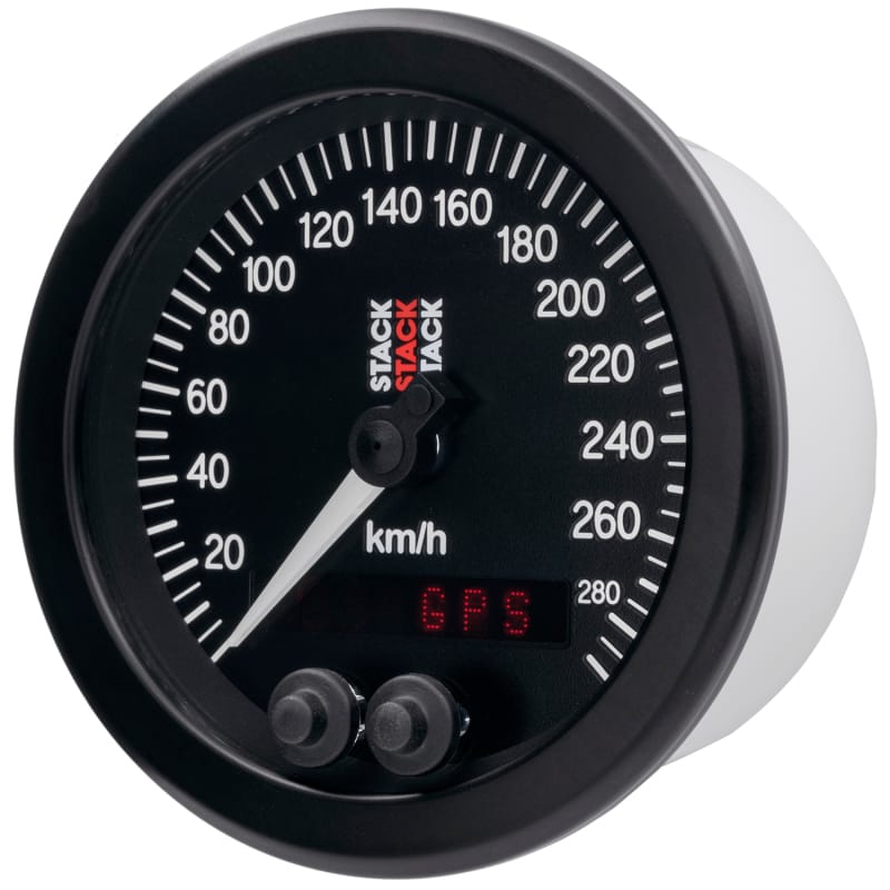 Autometer Stack Instruments 88mm 0-290 KM/H GPS Speedometer - Black thumbnail 3