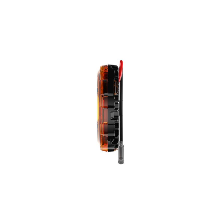 KC HiLiTES Cyclone V2 2.2in. LED Accessory Light 5w Flood Beam (Single) - Amber Lens thumbnail 3