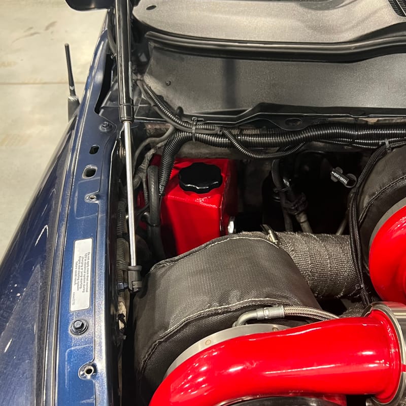 Wehrli 04.5-07 Cummins 5.9L OEM Placement Coolant Tank - Brizzle Blue thumbnail 6