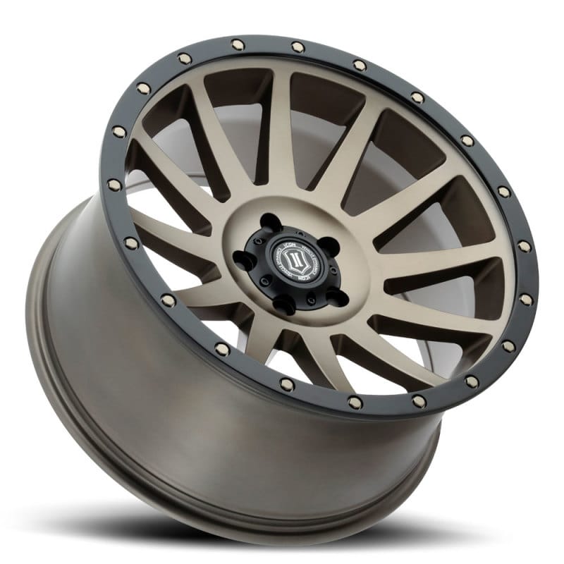 ICON Compression 20x10 5x5 -12mm Offset 5in BS 71.5mm Bore Bronze Wheel thumbnail 3