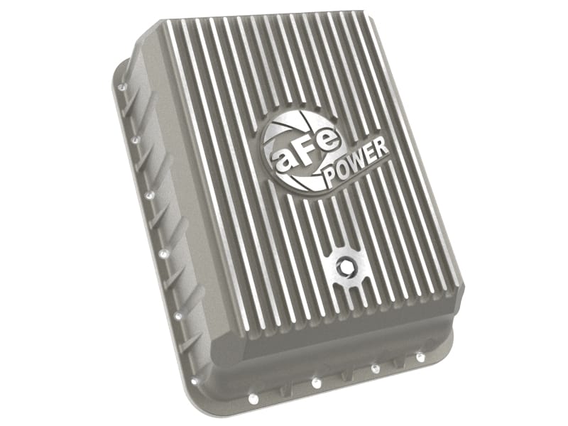 aFe POWER Street Series Transmission Pan Raw w/ Machined Fins RAM 3500 13-24 (AS69RC Transmission)