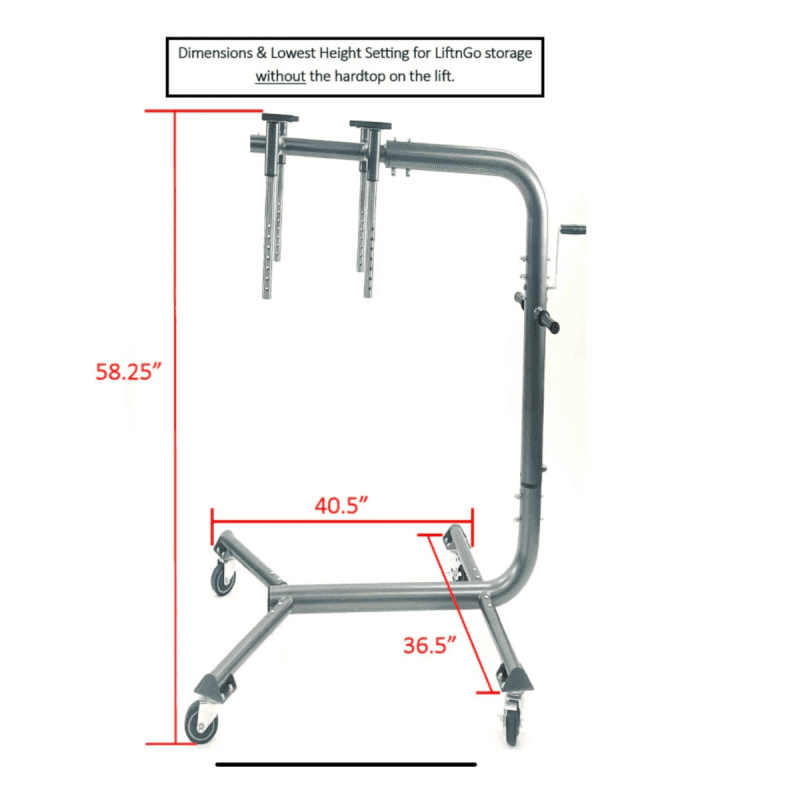Bestop LIFTnGO - Jeep Wrangler & Ford Bronco 4-Door Hardtop Removal Tool and Storage Device thumbnail 2