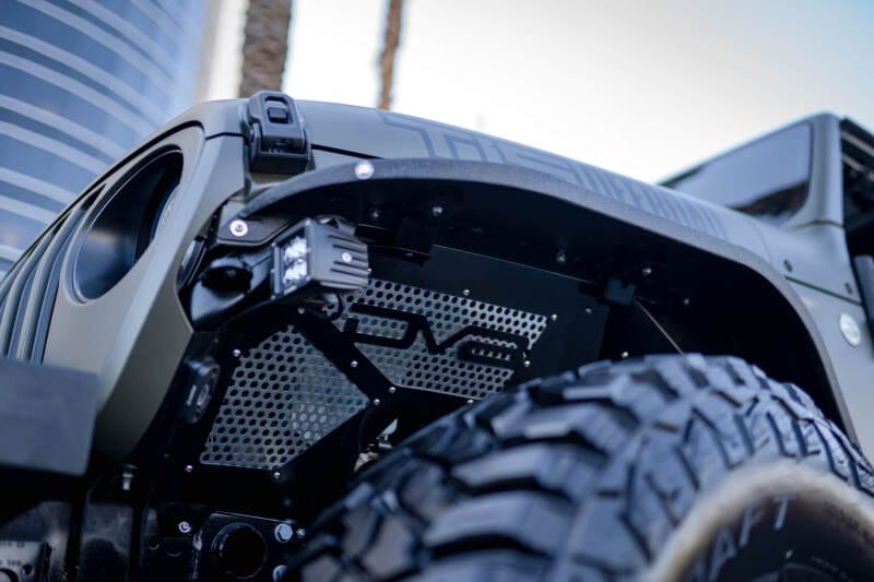 DV8 Offroad 2018+ Jeep Wrangler JL Front Inner Fenders - Black thumbnail 3