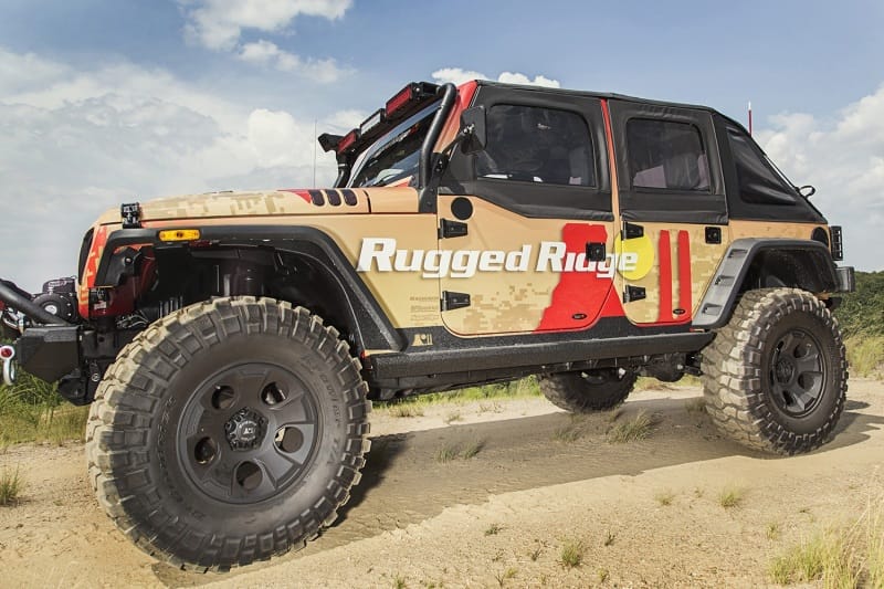 Rugged Ridge XHD Rock Sliders 07-18 Jeep Wrangler JK 4 Door thumbnail 3