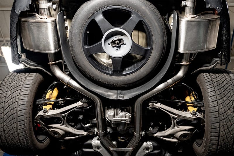 Corsa 2021-2025 Dodge Durango SRT Hellcat Cat-Back 2.75in Dual Rear Exit Sport 4.5in Polished Tips thumbnail 2