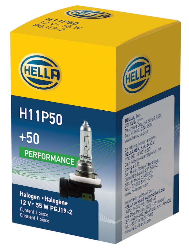 Hella Bulb H11 12V 55W Pgj192 T4 +50 thumbnail 3