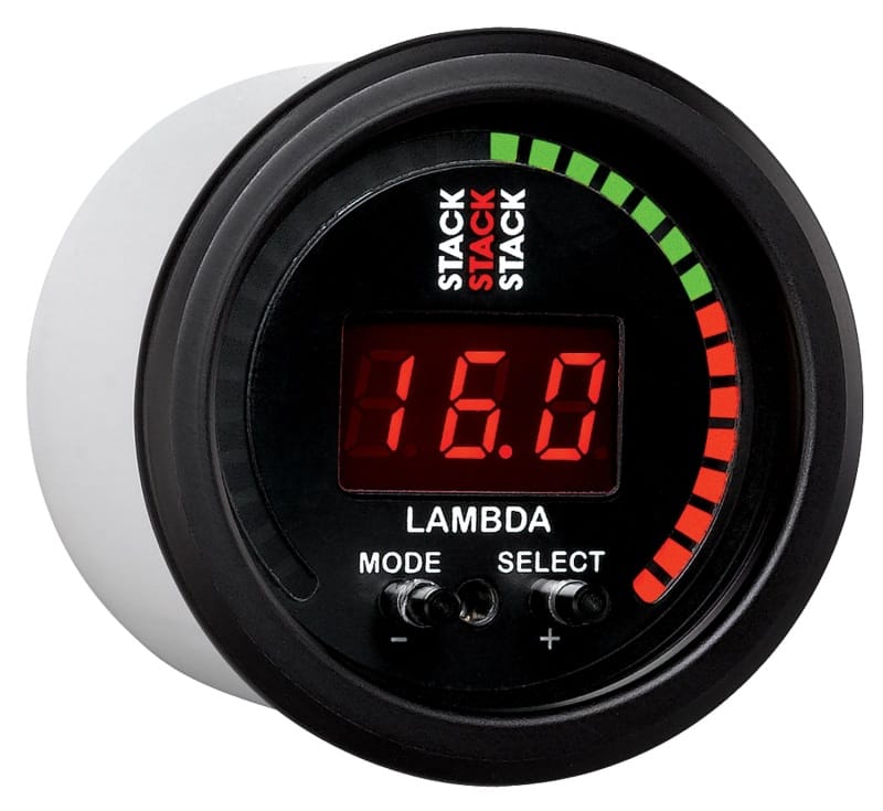 Autometer Stack Instruments 52mm Wideband Air-Fuel Ratio (LAMBDA) Gauge - Black thumbnail 3