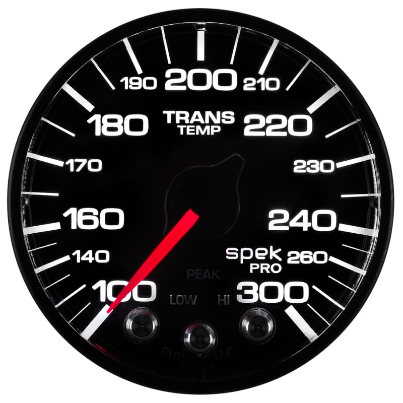 Autometer Spek-Pro 52.4mm 100-300 Deg F Digital Stepper Motor Trans Temp Gauge thumbnail 6