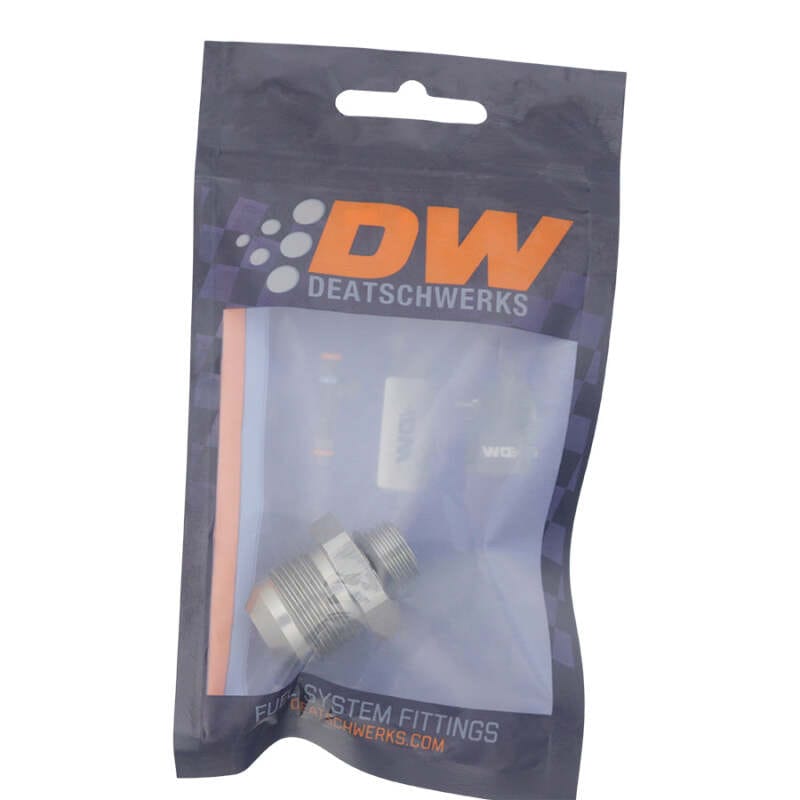 DeatschWerks 6AN ORB Male to 10AN Male Flare Adapter - Anodized DW Titanium thumbnail 2