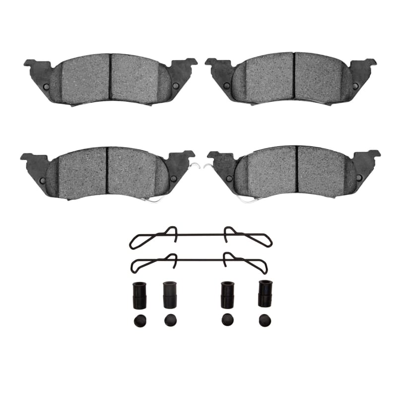 R1 91-98 Dodge Dakota RWD Front Super Duty Brake Pads & Hardware Kit