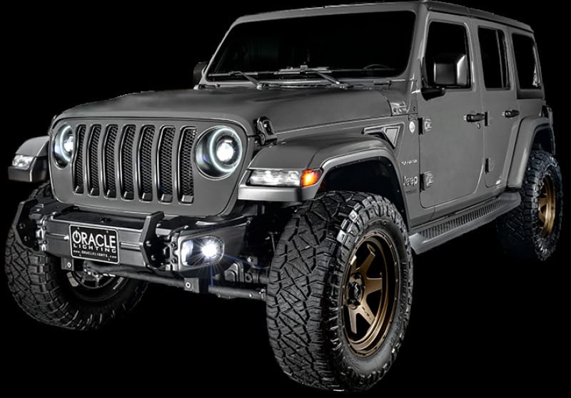 Oracle Jeep Wrangler JL/Gladiator JT Sport High Performance W LED Fog Lights - White thumbnail 3
