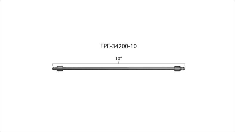 Fleece Performance 10in High Pressure Fuel Line (8mm x 3.5mm Line M14x1.5 Nuts) thumbnail 3