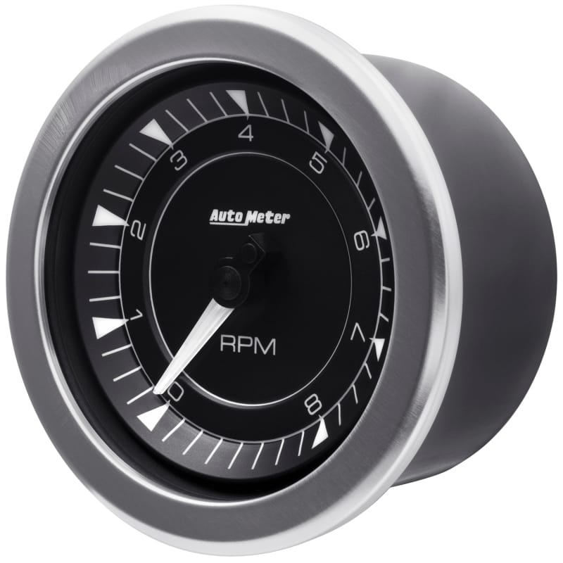 Autometer Chrono 3-3/8in 10k RPM In Dash Tachometer Gauge thumbnail 2