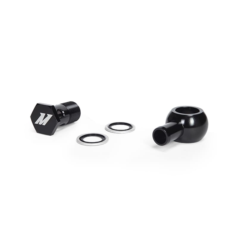 Mishimoto M20 x 5/8 Straight Black Banjo Fitting w/ Bolt thumbnail 4