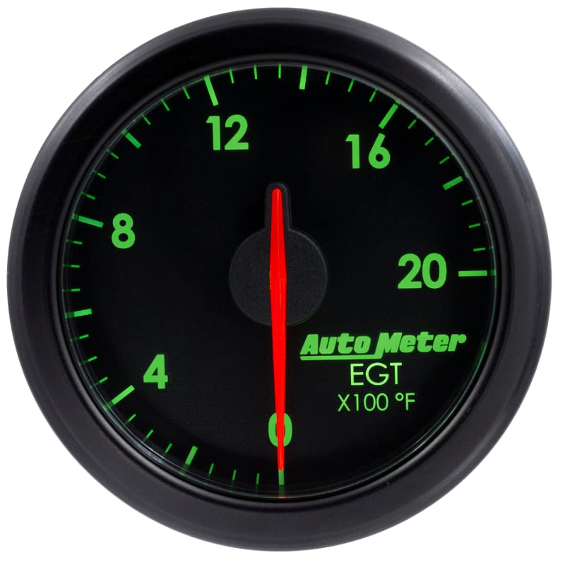 Autometer Airdrive 2-1/16in EGT Gauge 0-2000 Degrees F - Black thumbnail 3