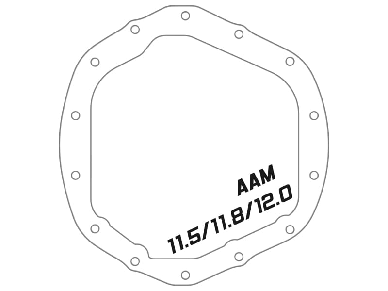 aFe Street Series Rear Differential Cover Raw w/ Machined Fins 19-20 Ram 2500/3500 thumbnail 3