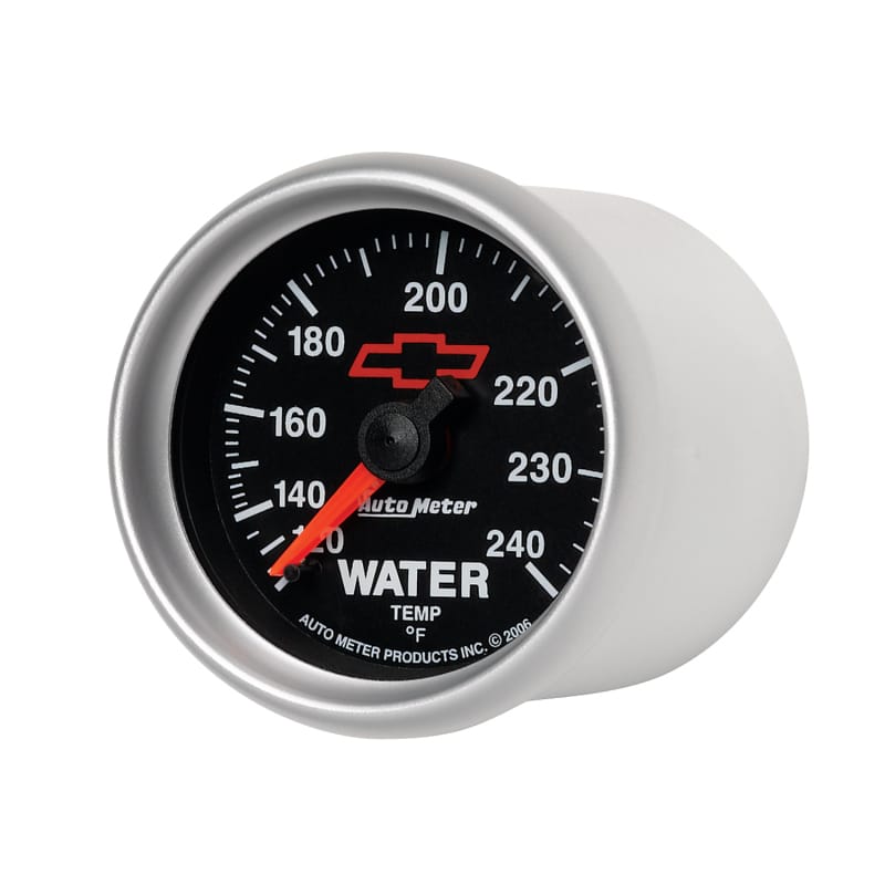 Autometer Sport-Comp II 2-1/16in 120-240 Deg Mechanical Water Temp Gauge - Bowtie Black thumbnail 4