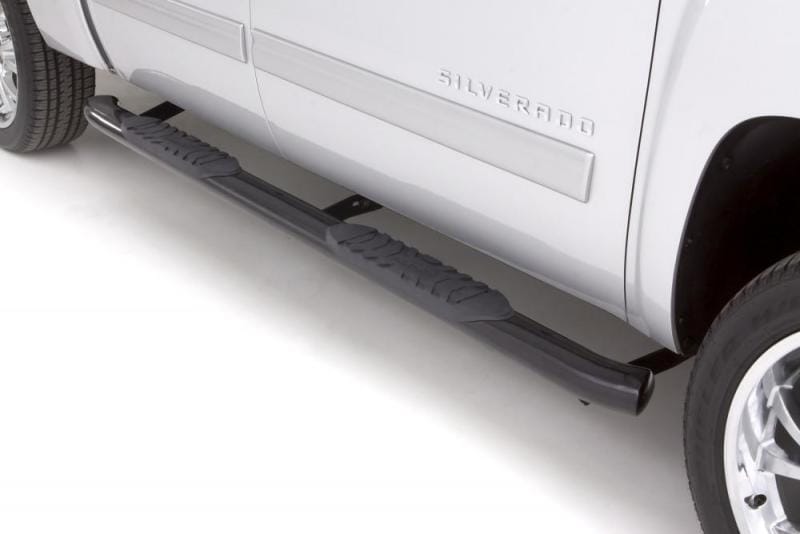 Lund 2010+ Dodge Ram 2500/3500 Mega Cab 5in Oval Curved Steel Nerf Bars - Black thumbnail 2