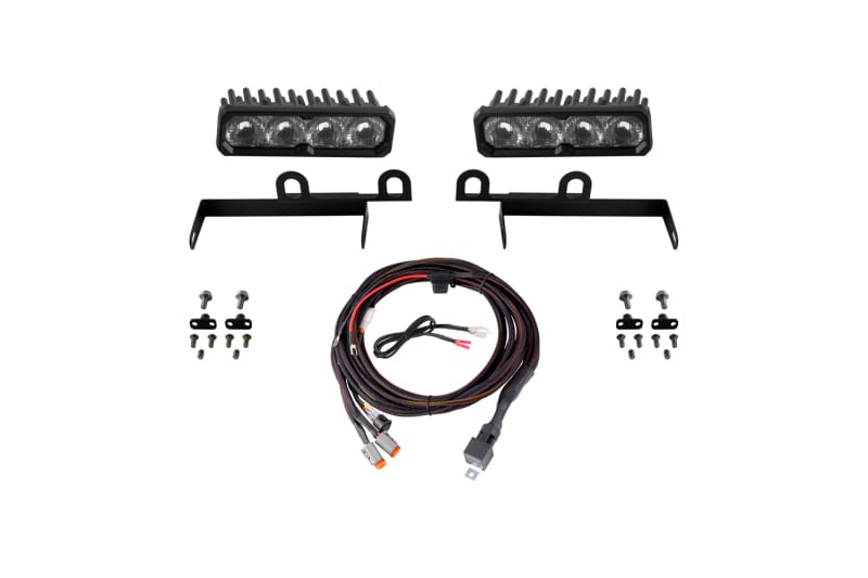 Diode Dynamics 2013-2018 Ram 1500 Ram SportExpress SS6 Pro LED Kit White Driving 6000K
