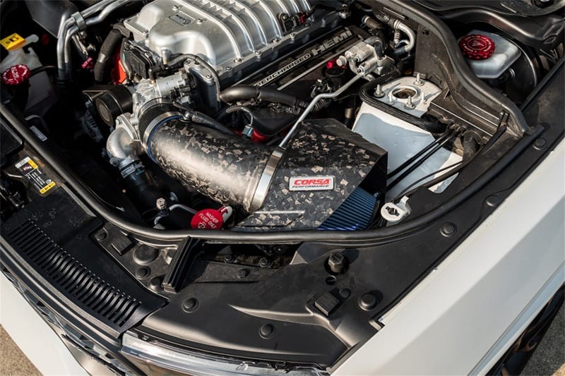 Corsa 2020-25 Dodge Durango SRT Hellcat Forged Carbon Fiber Air Intake w/ MaxFlow Oiled Filter thumbnail 3