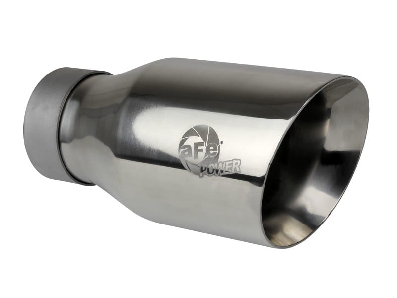 aFe 20-21 Jeep Wrangler Large Bore-HD 3in 304 Stainless Steel DPF-Back Exhaust System - Polished Tip thumbnail 3