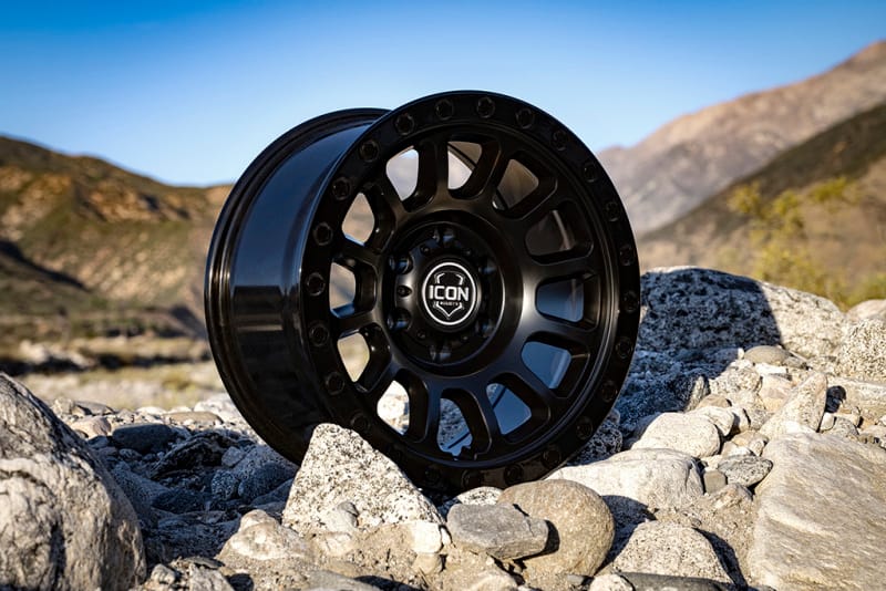 ICON Hulse 18x9 8x6.5 12mm Offset 5.5in BS Double Black thumbnail 2