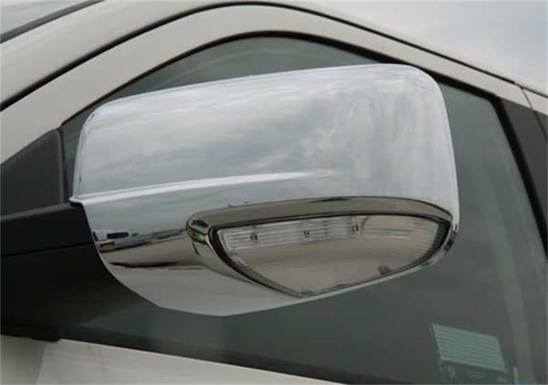 Putco 09-12 RAM 1500 w/o Towing Mirrors- w/ Turn Signal (Will not Fit Painted Mirrors) Mirror Covers thumbnail 2