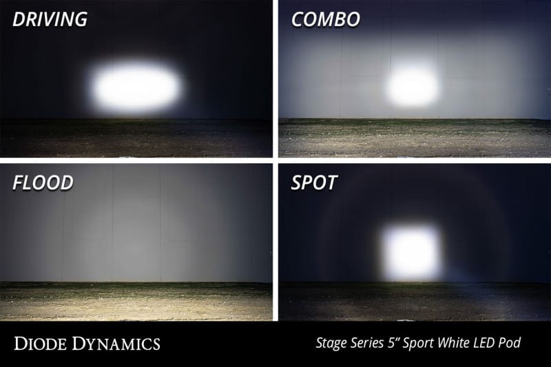 Diode Dynamics SS5 LED Pod Sport - White Flood (Pair) thumbnail 7