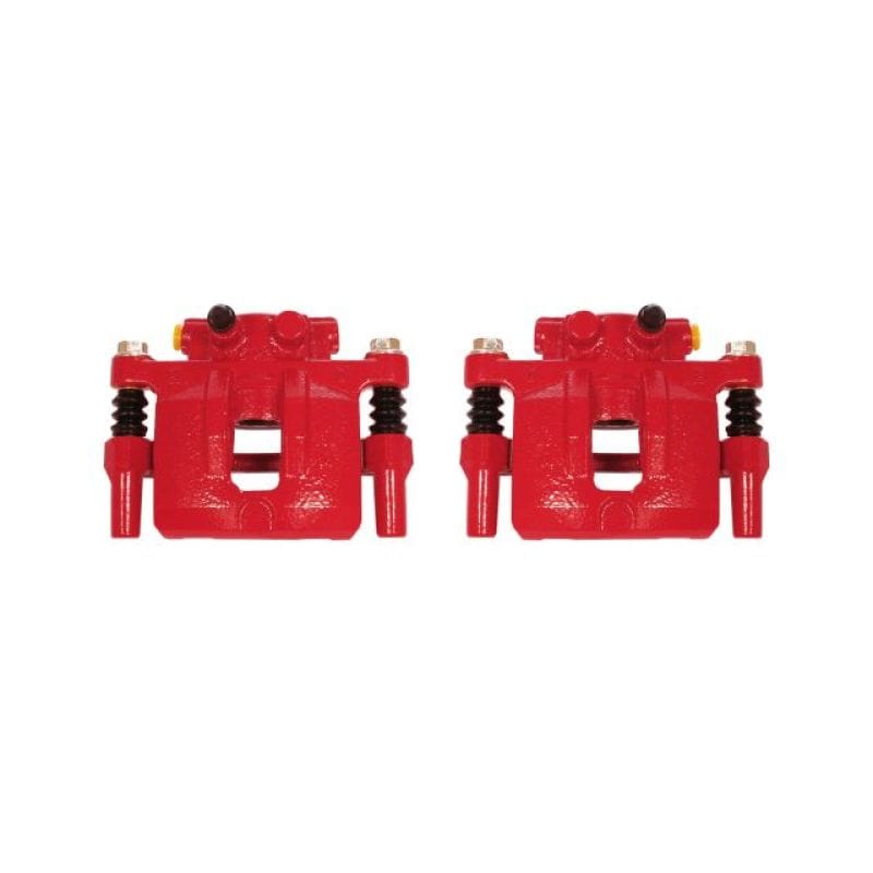 Power Stop 11-14 Chrysler 200 Rear Red Calipers w/Brackets - Pair