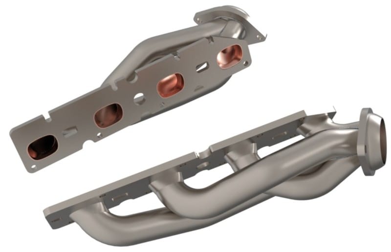 aFe Twisted Steel 11-21 Jeep Grand Cherokee (WK2) 5.7L V8 Headers - Titanium (Ceramic Coated) thumbnail 2