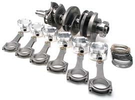 Brian Crower Mitsubishi 6G72/VR-4 Stroker Kit - 82mm Stroke Billet Crank Pro Series Rods (5.548)