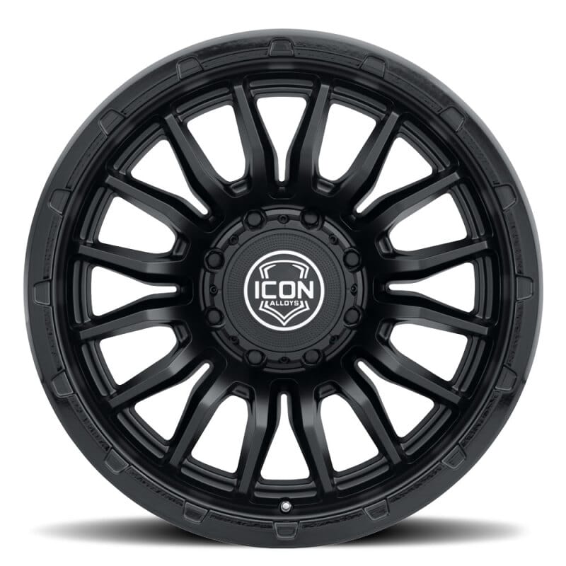ICON Alloys Cajon 20x9 / 8x6.5 / 12mm / 5.5in BS Double Black Wheel thumbnail 3
