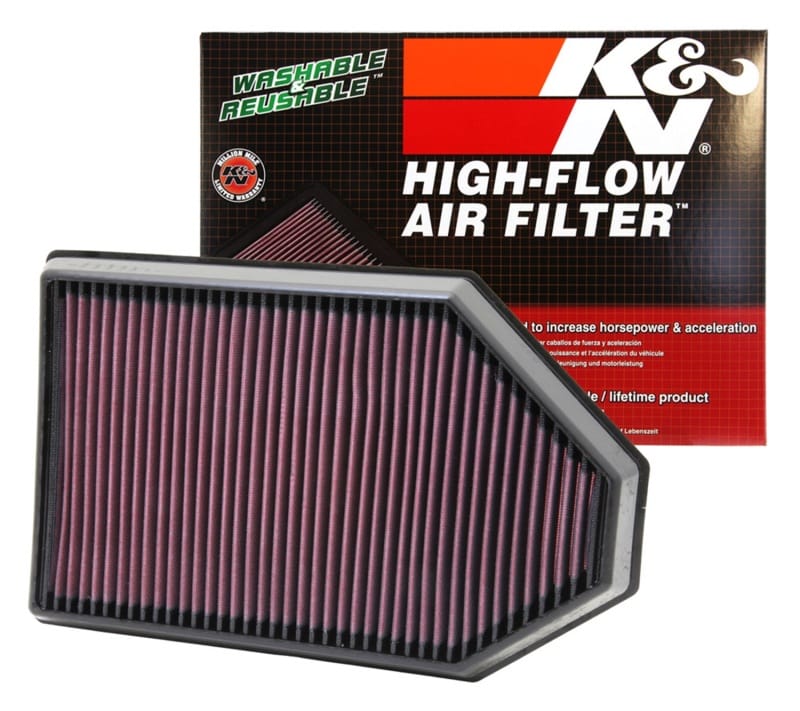 K&N Replacement Air Filter for 11 Chrysler 300/300C / Challenger 3.6L/5.7L/6.4L / Charger 3.6L/5.7L thumbnail 3