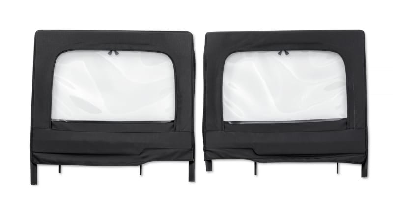 Bestop 20-26 Jeep Gladiator / 18-26 Wrangler JL 4-Door Element Upper Doors (Rear Black Diamond)