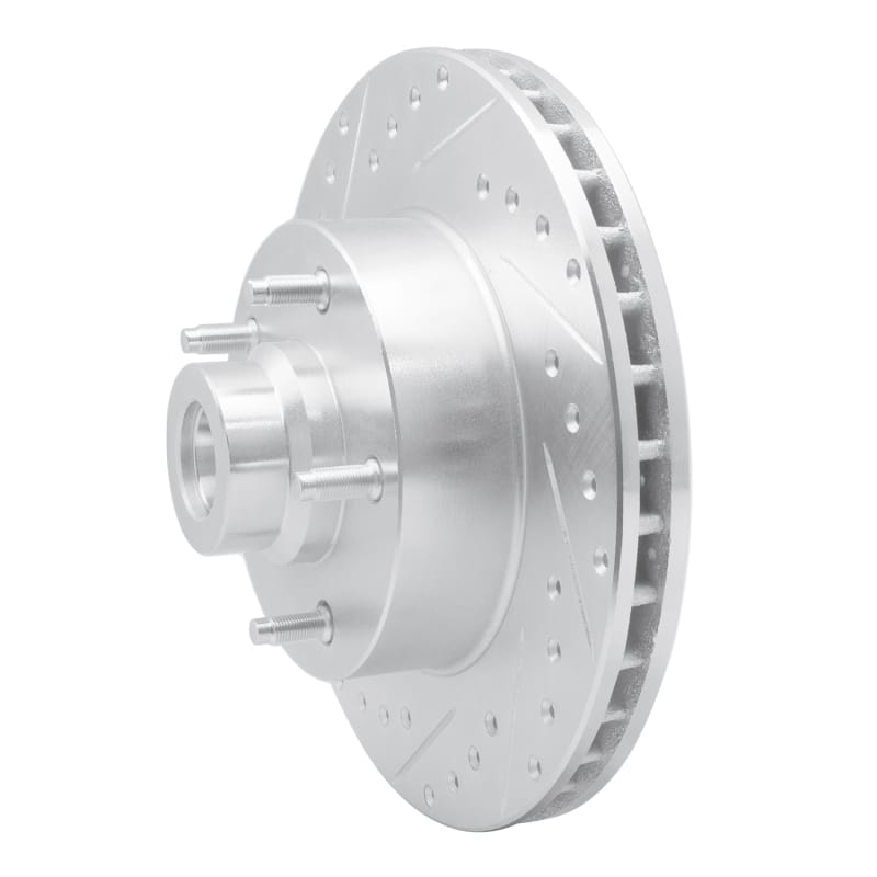 R1 03-03 Dodge Ram 1500 Van Front Left Drilled & Slotted Silver Brake Rotor thumbnail 2