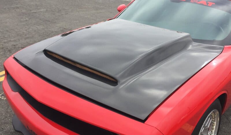 Anderson Composites 2018 Dodge Demon Cowl-Style Carbon Fiber Hood thumbnail 3