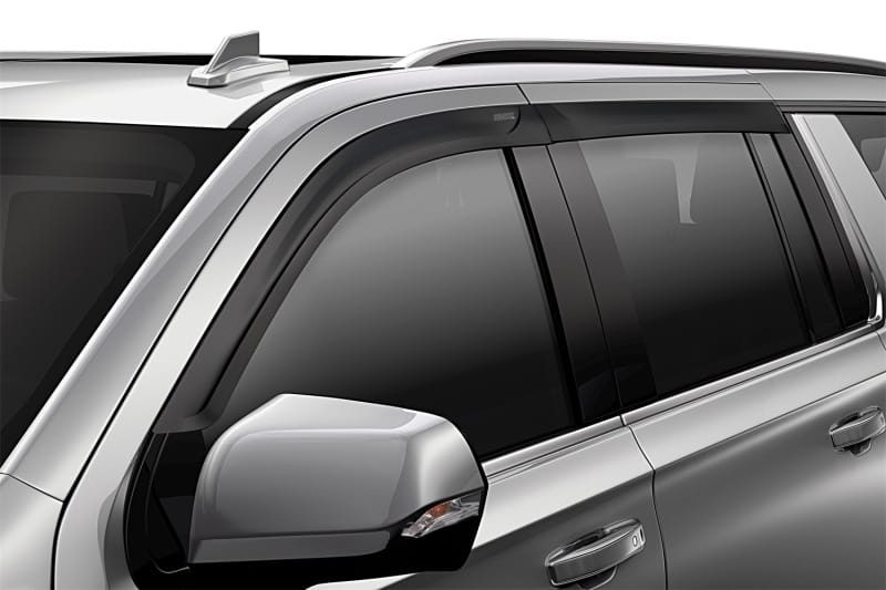 Husky Liners 07-18 Jeep Wrangler JKU Ventvisor Low Profile 4pc - Matte Black