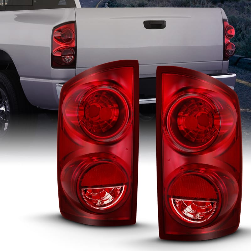 ANZO 2007-2009 Dodge Ram 1500 Tail Light Red Lens (OE) thumbnail 3