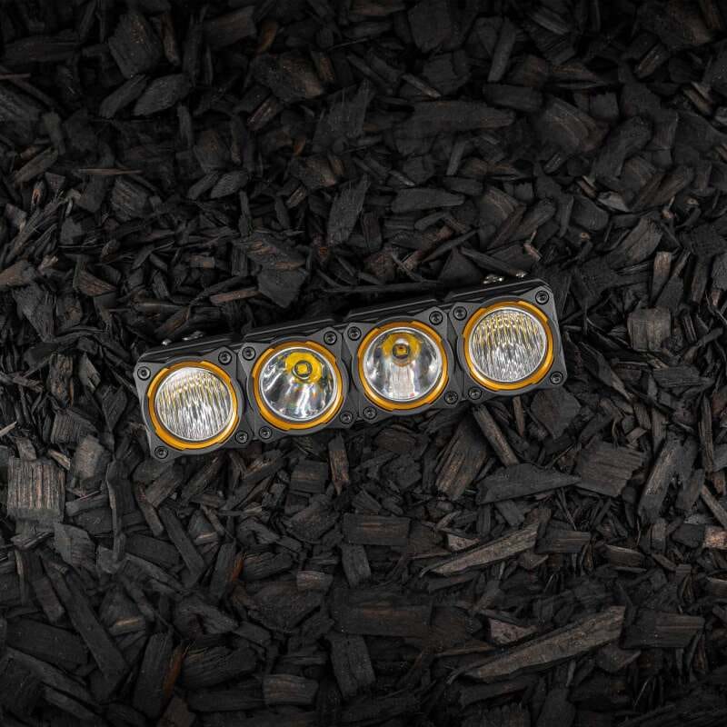 KC HiLiTES FLEX ERA LED Light Bar Bezel Kit for 10in. Segments - Gold thumbnail 4