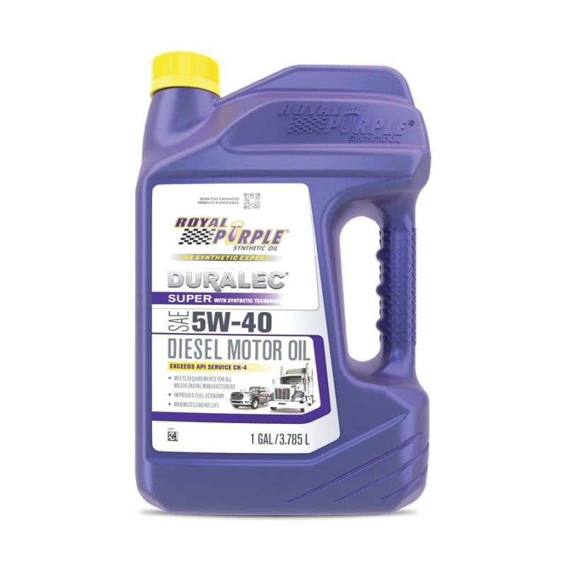 Royal Purple Duralec Super Diesel 5W40 CK-4 Motor Oil - 1 Gallon thumbnail 2