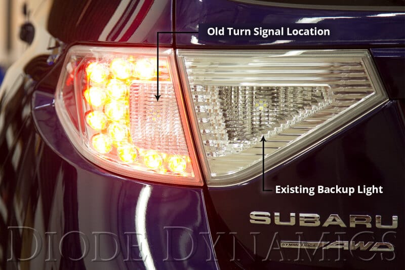 Diode Dynamics 08-14 Subaru WRX/STi Hatchback Tail as Turn +Backup Module (USDM) Stage 2 thumbnail 5