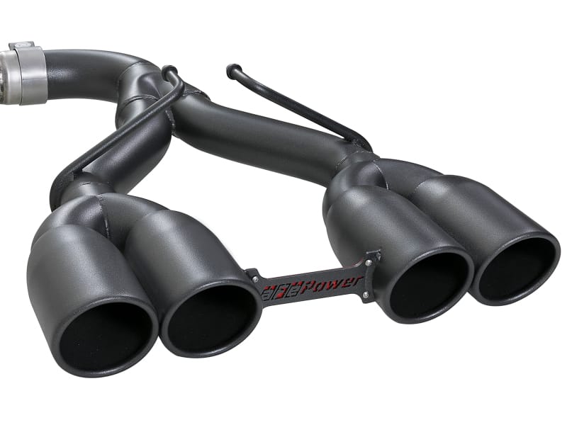 aFe Rebel Series 2.5in 304 SS Cat-Back Exhaust w/ Black Tip 18-20 Jeep Wrangler (JL) thumbnail 2