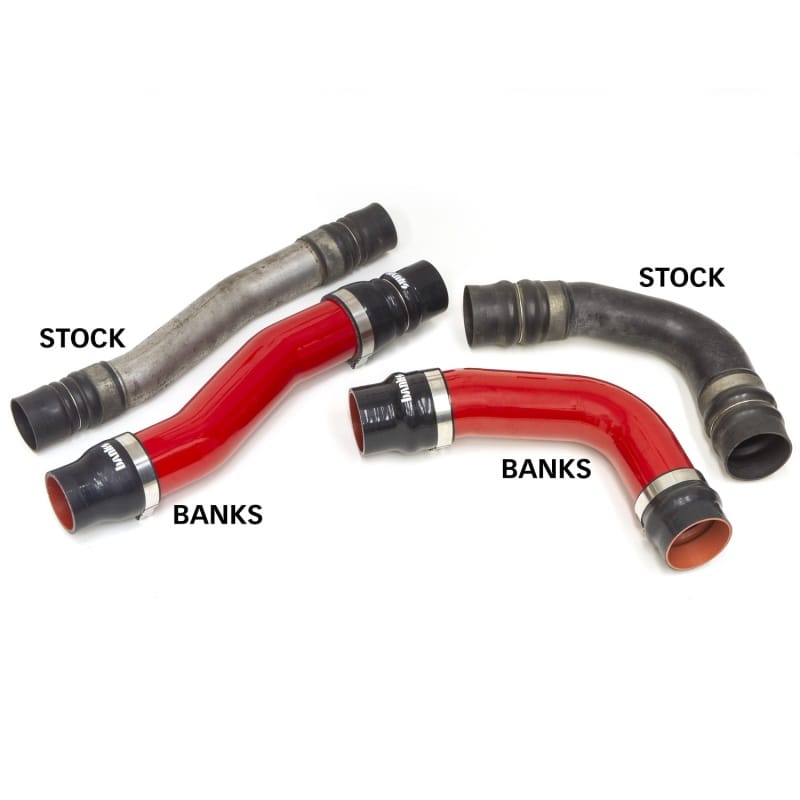 Banks Power 10-12 Ram 6.7L Diesel OEM Replacement Cold Boost Tubes - Red thumbnail 2