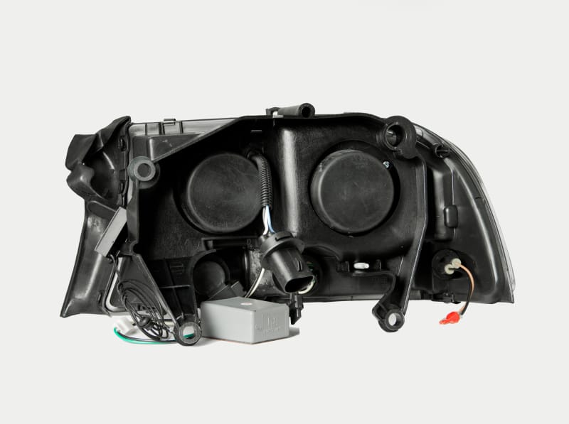 ANZO 1997-2004 Dodge Dakota Projector Headlights w/ Halo Black 1 pc thumbnail 2