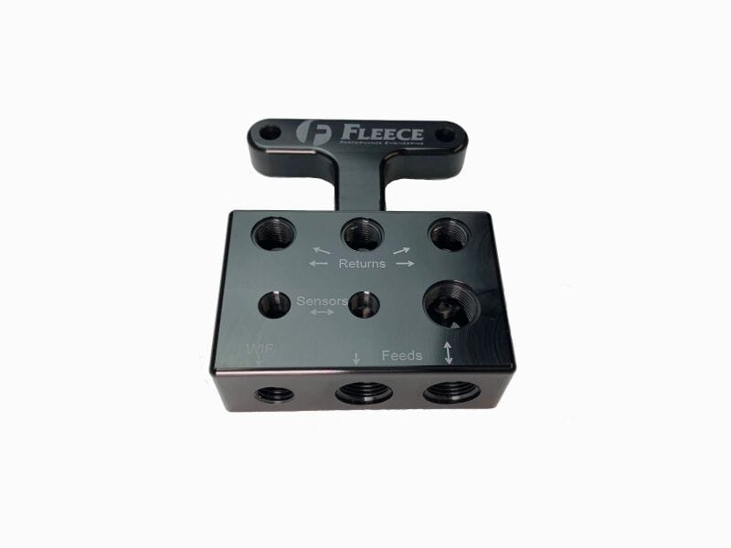 Fleece Performance 03-07 Dodge 5.9L / 07.5-09 6.7L Cummins 3rd Gen Fuel Distribution Block thumbnail 5
