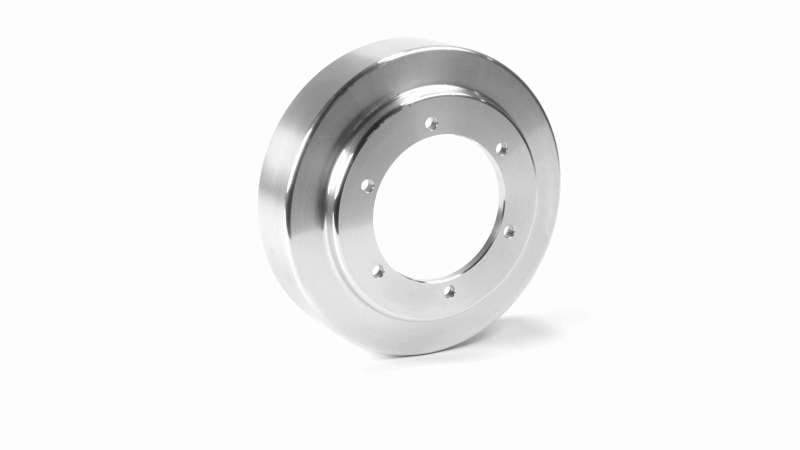 Fleece Performance 03-12 Dodge 2500/3500 Cummins Fan Drive Pulley (Bare Aluminum Finish) thumbnail 2