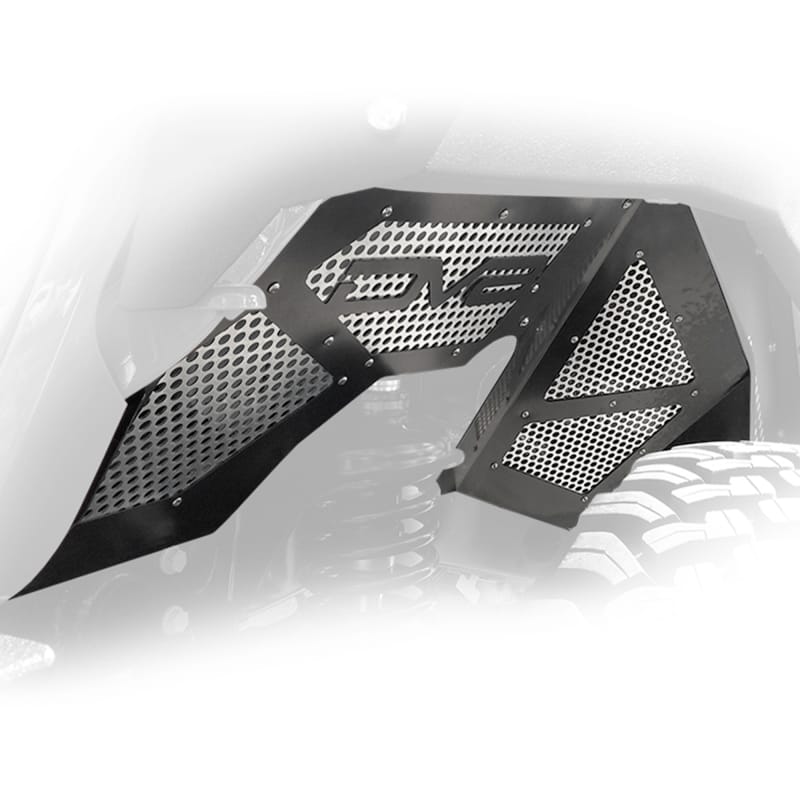 DV8 Offroad 2018+ Jeep Wrangler JL Front Inner Fenders - Black thumbnail 2